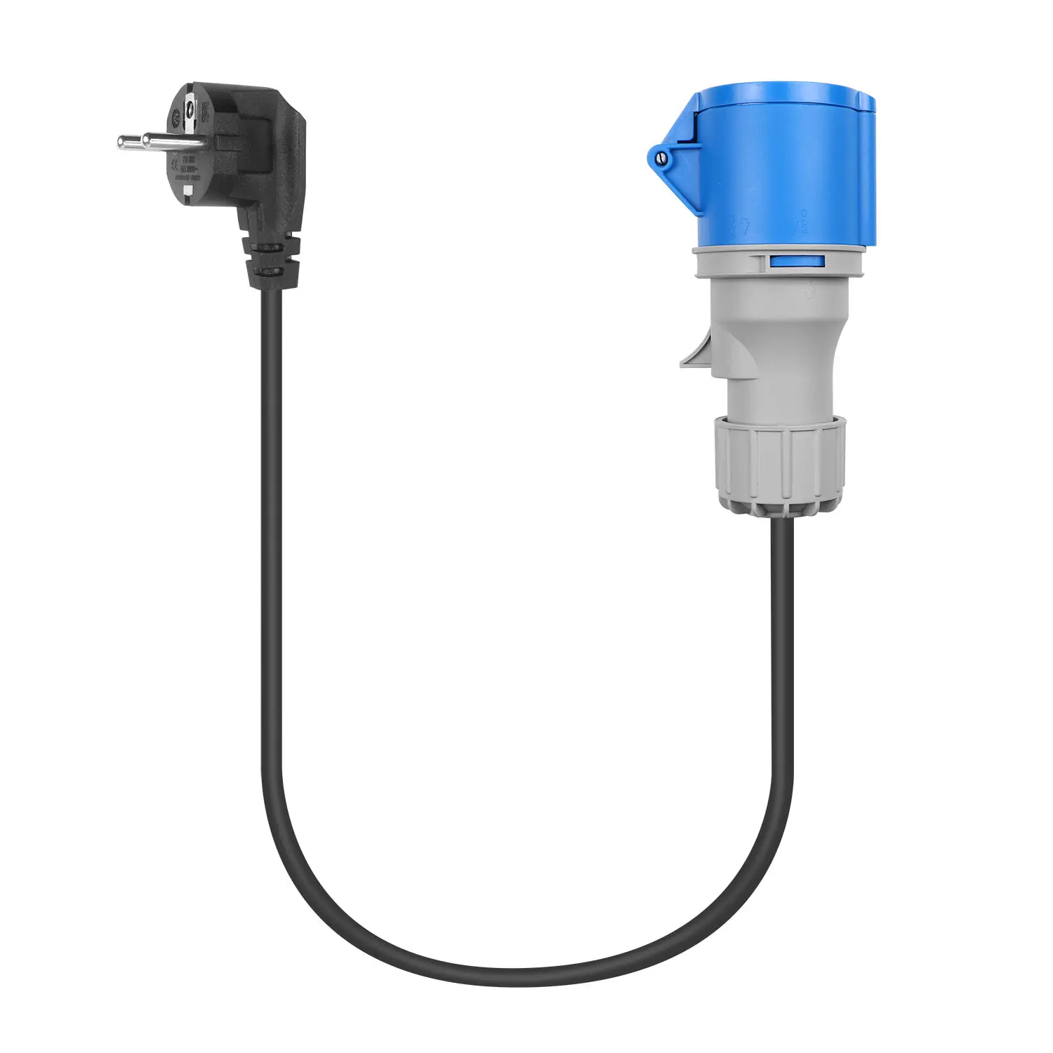 High-Quality SCHUKO to CEE Plug for 16A Portable EV Charger